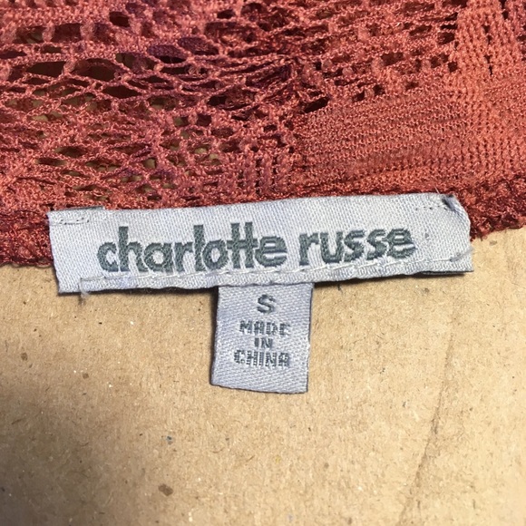 Charlotte Russe Lace Fringe Kimono Duster Cardigan - Picture 6 of 8